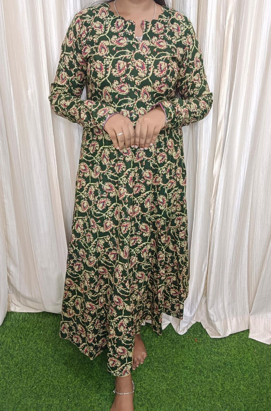 Customised Kalamkari maxi