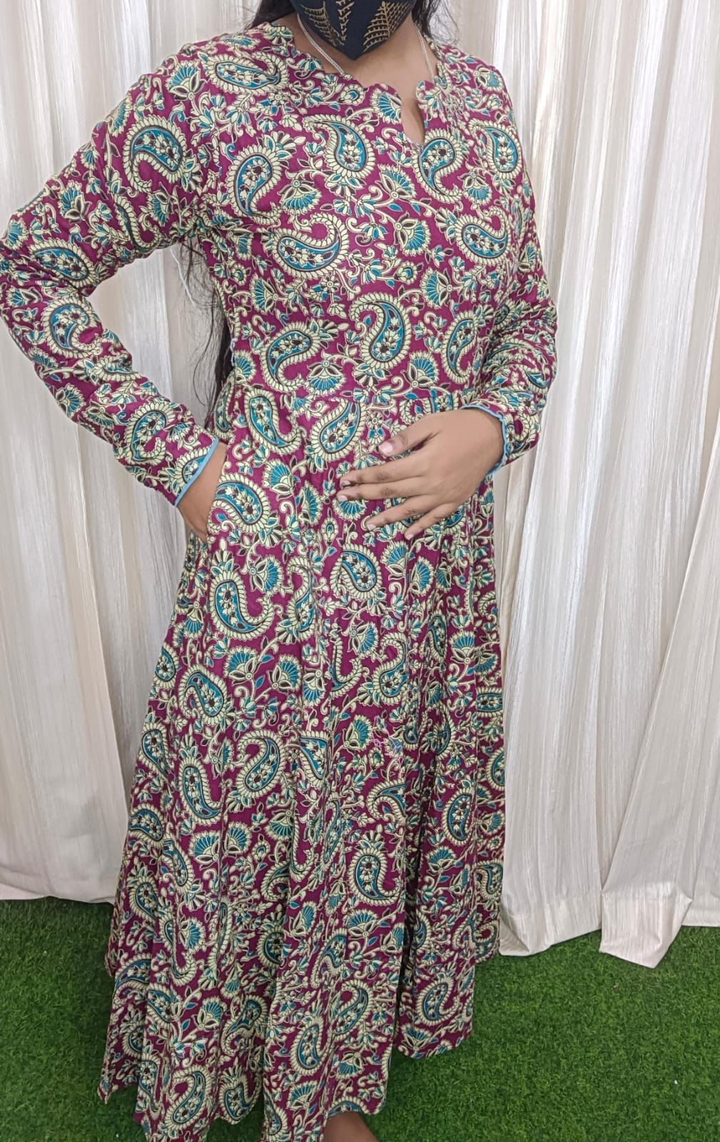 Customised Kalamkari maxi