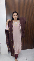 Kurti with pant and dupatta