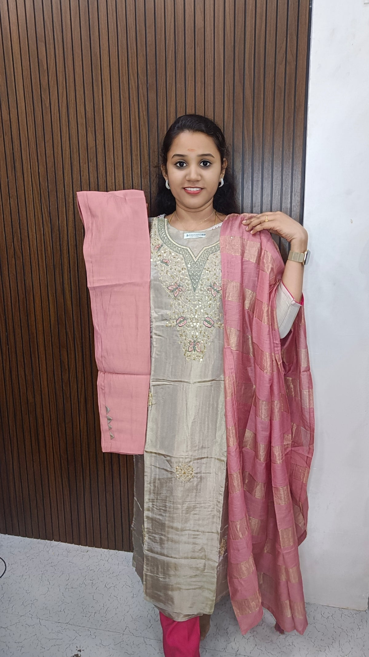 Kurti with pant and dupatta