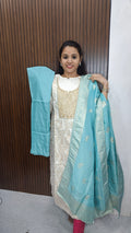 Kurti with pant and dupatta