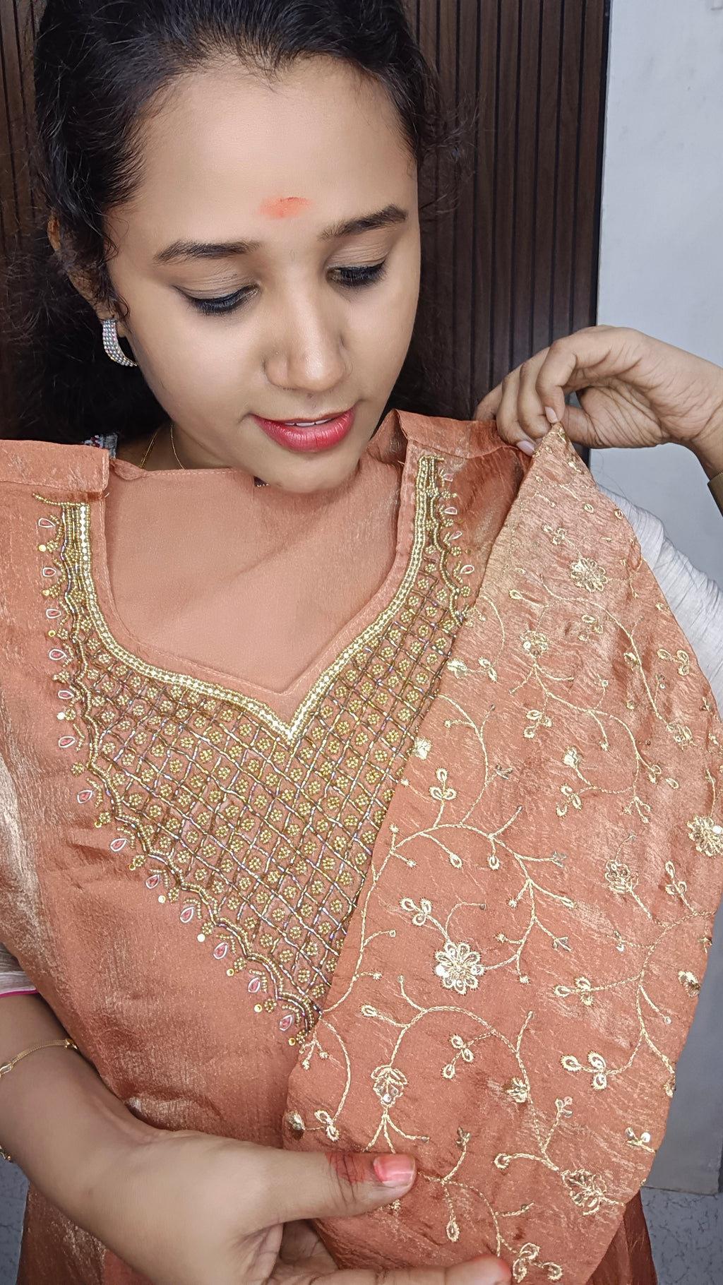 Kurti with pant and dupatta