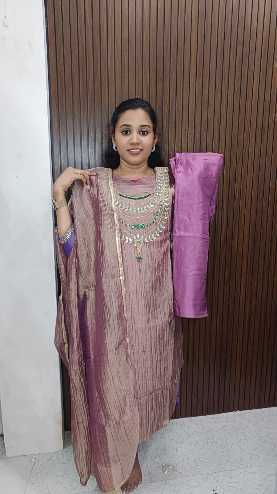 Kurti with pant and dupatta