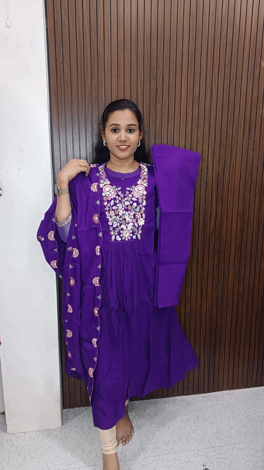 umbrella Kurti with pant and dupatta