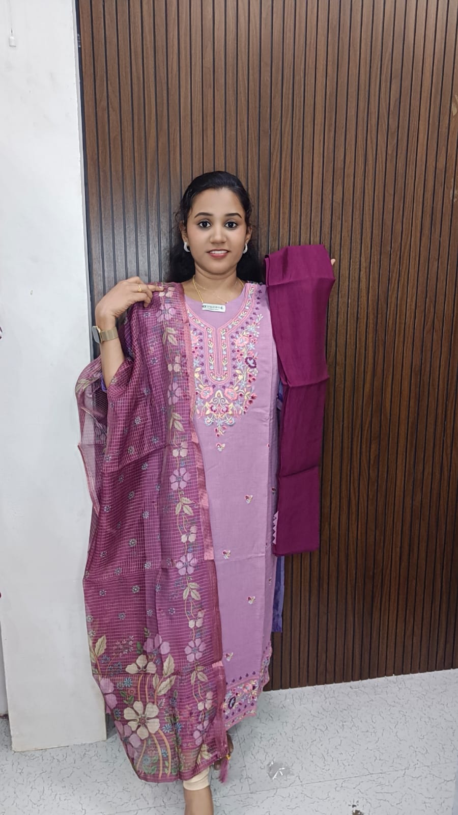 Kurti with pant and dupatta