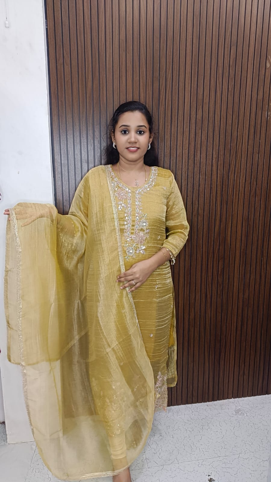 Kurti with pant and dupatta