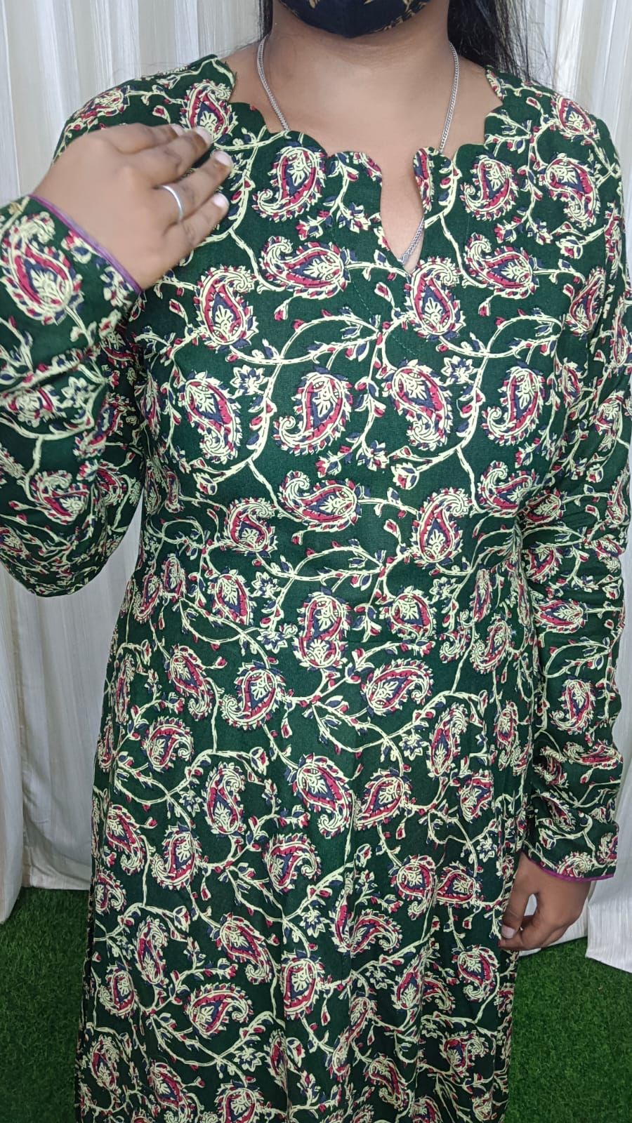 Customised Kalamkari maxi