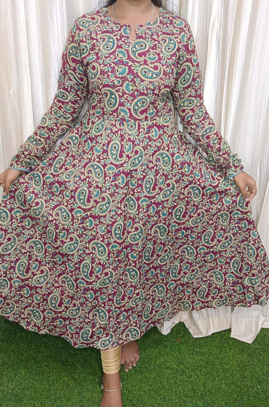 Customised Kalamkari maxi