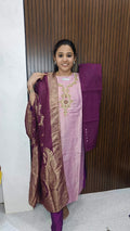 Kurti with pant and dupatta