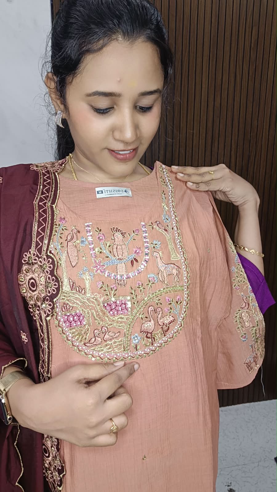 Kurti with pant and dupatta