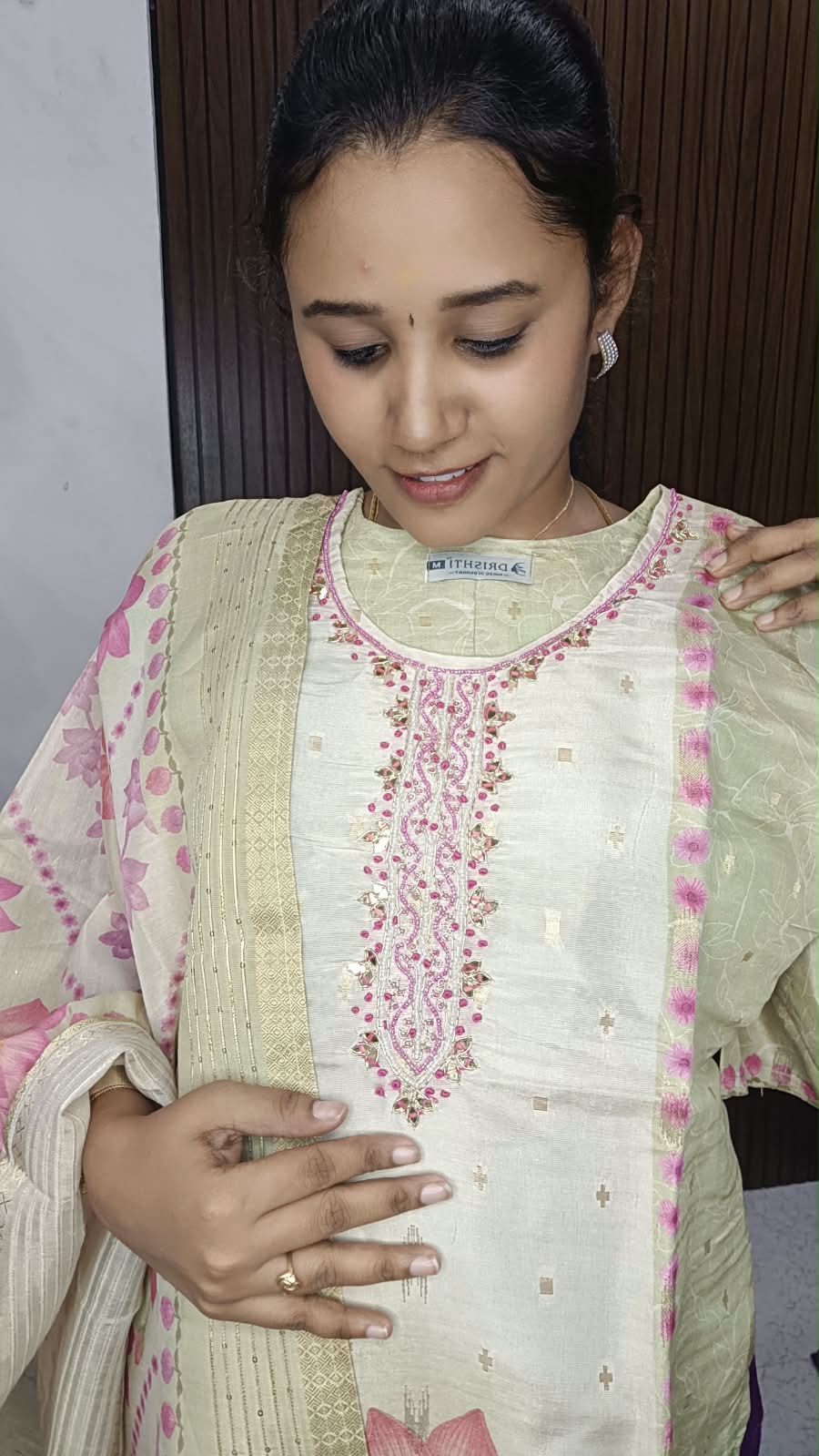 Kurti with pant and dupatta