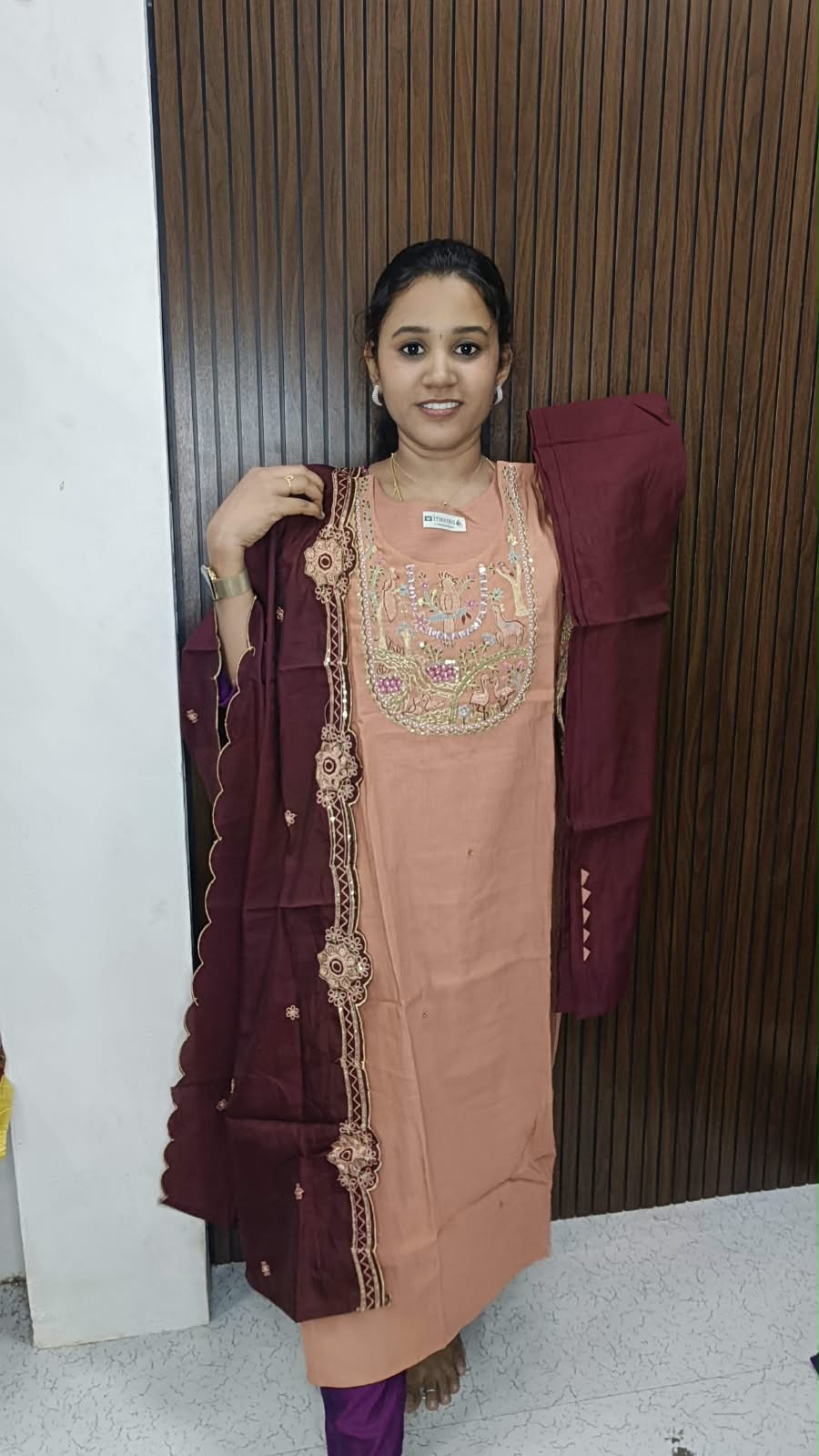 Kurti with pant and dupatta