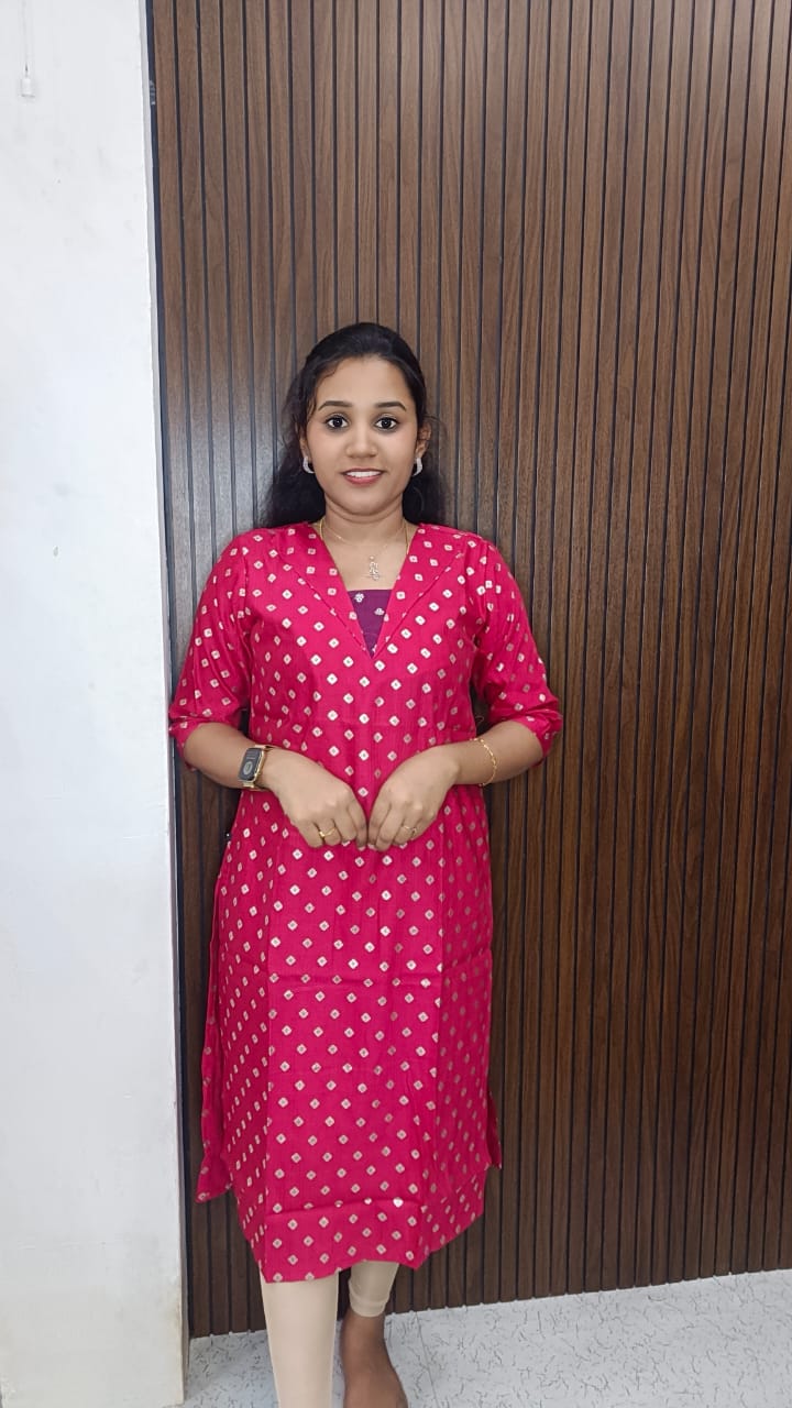 Traditional side open kurti