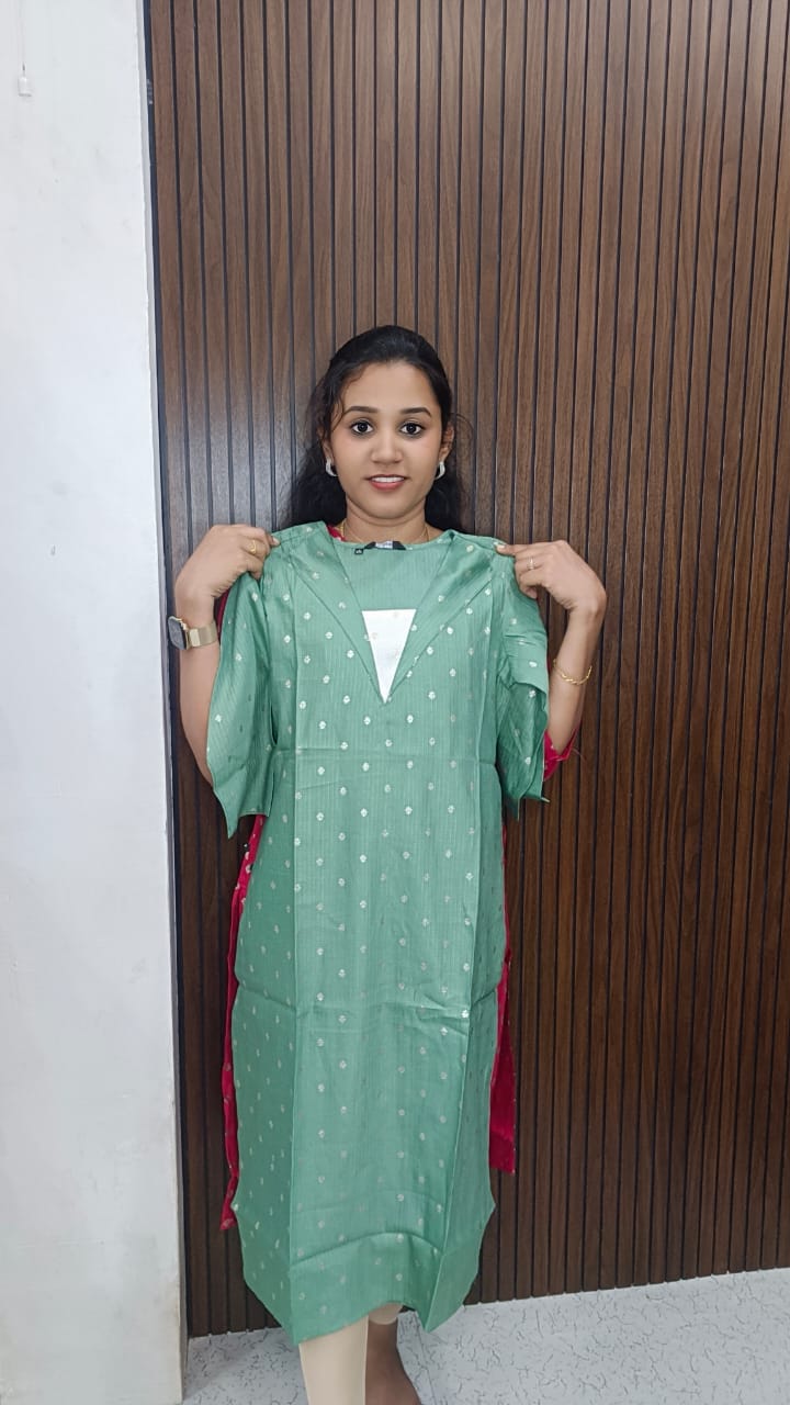 Traditional side open kurti
