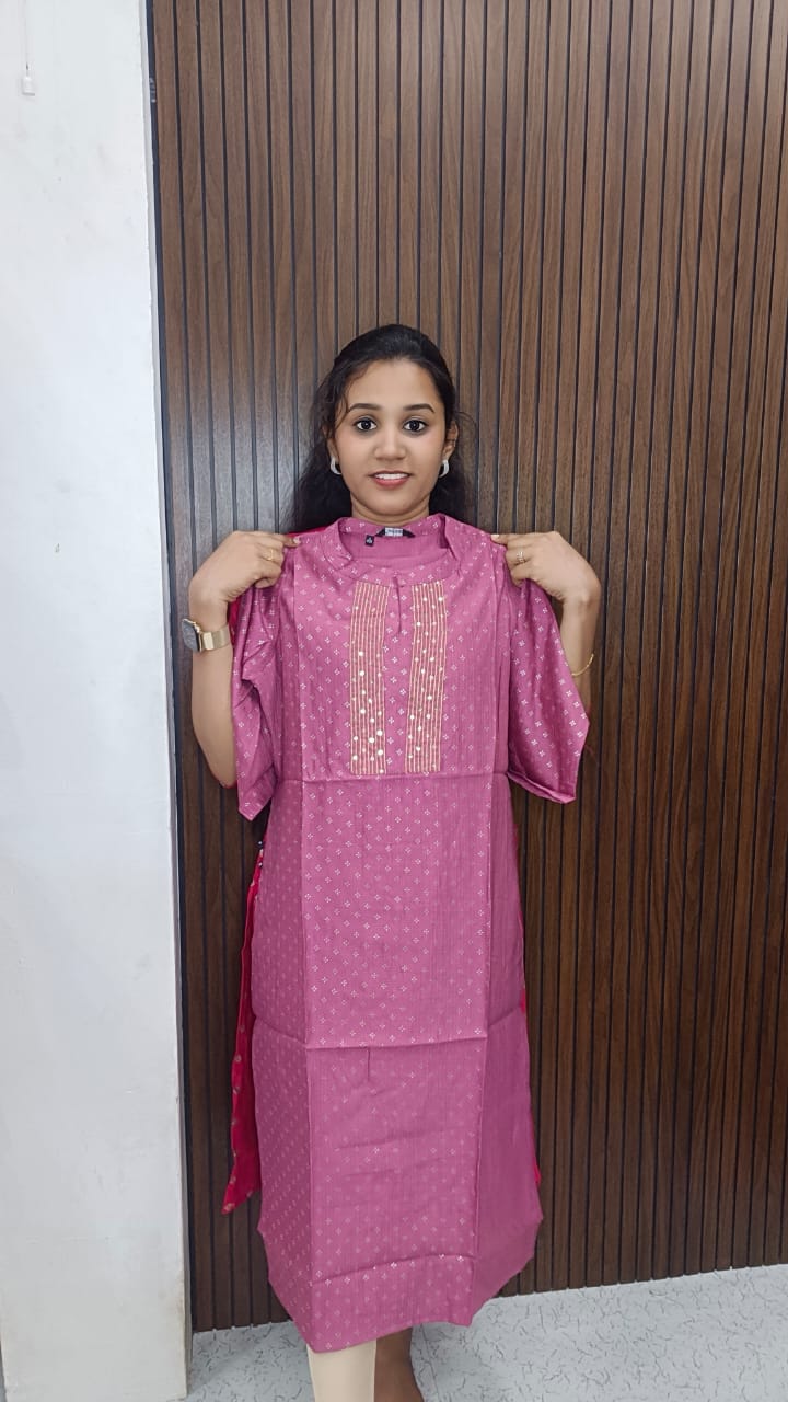Traditional side open kurti