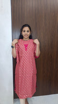 Traditional side open kurti