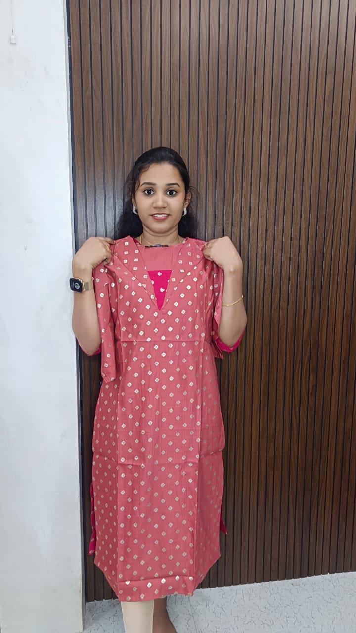 Traditional side open kurti
