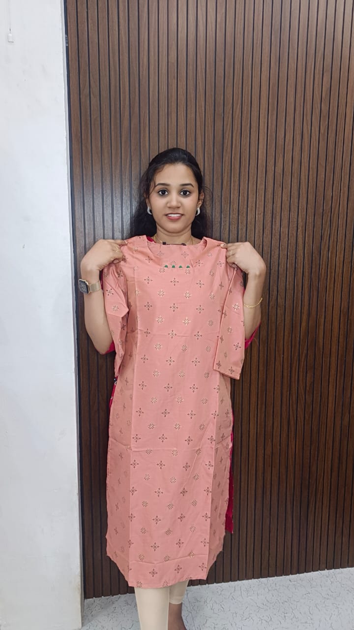 Traditional side open kurti