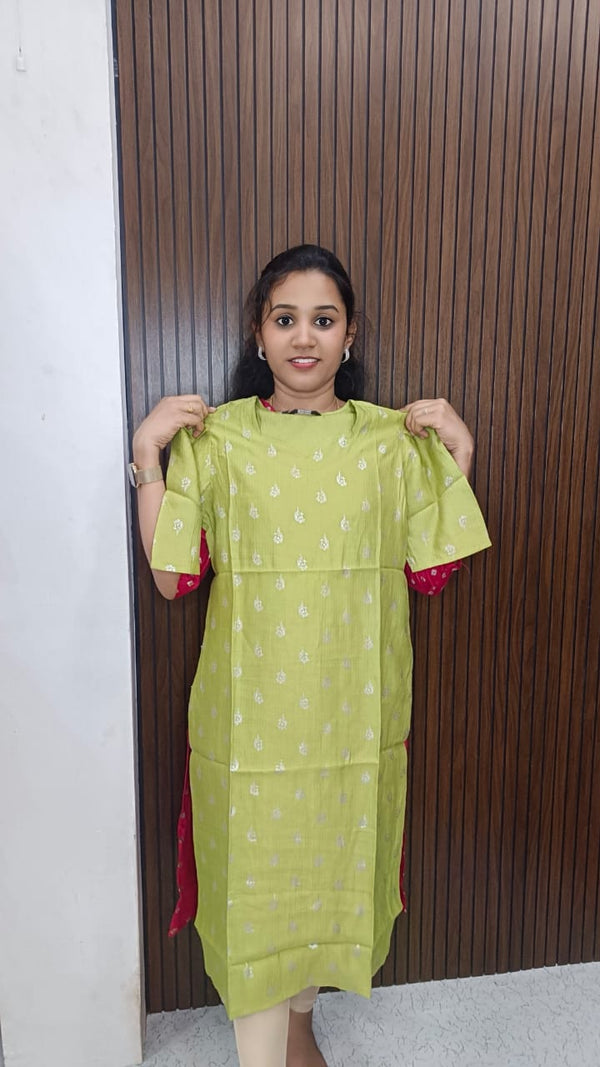 Traditional side open kurti