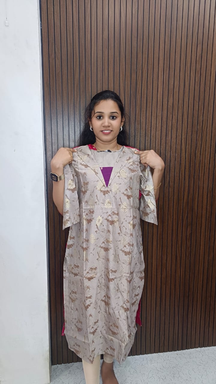 Traditional side open kurti