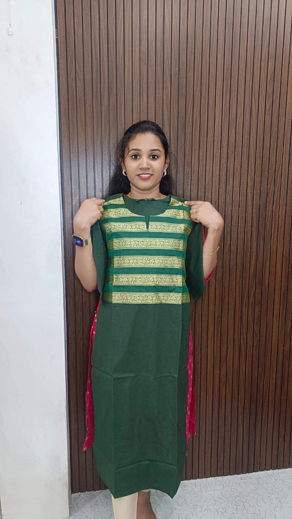 Traditional side open kurti