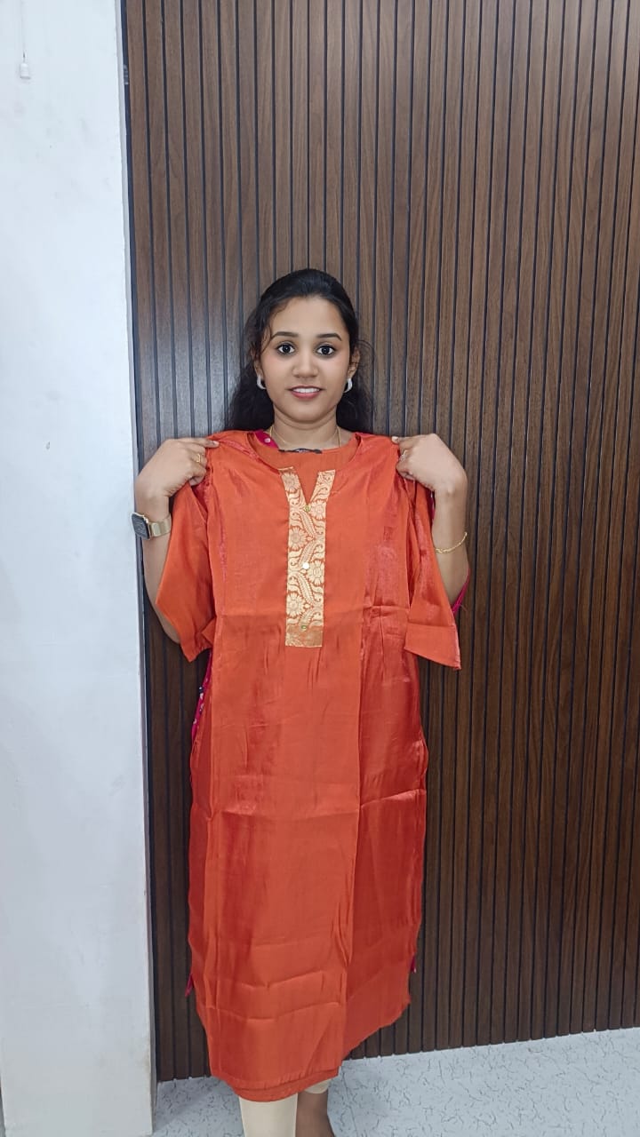 Traditional side open kurti