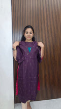 Traditional side open kurti