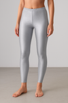 Ankle length Shimmer leggings - Silver Grey