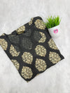 Daily Wear Black Kurti with Gold/Yellow Medallions