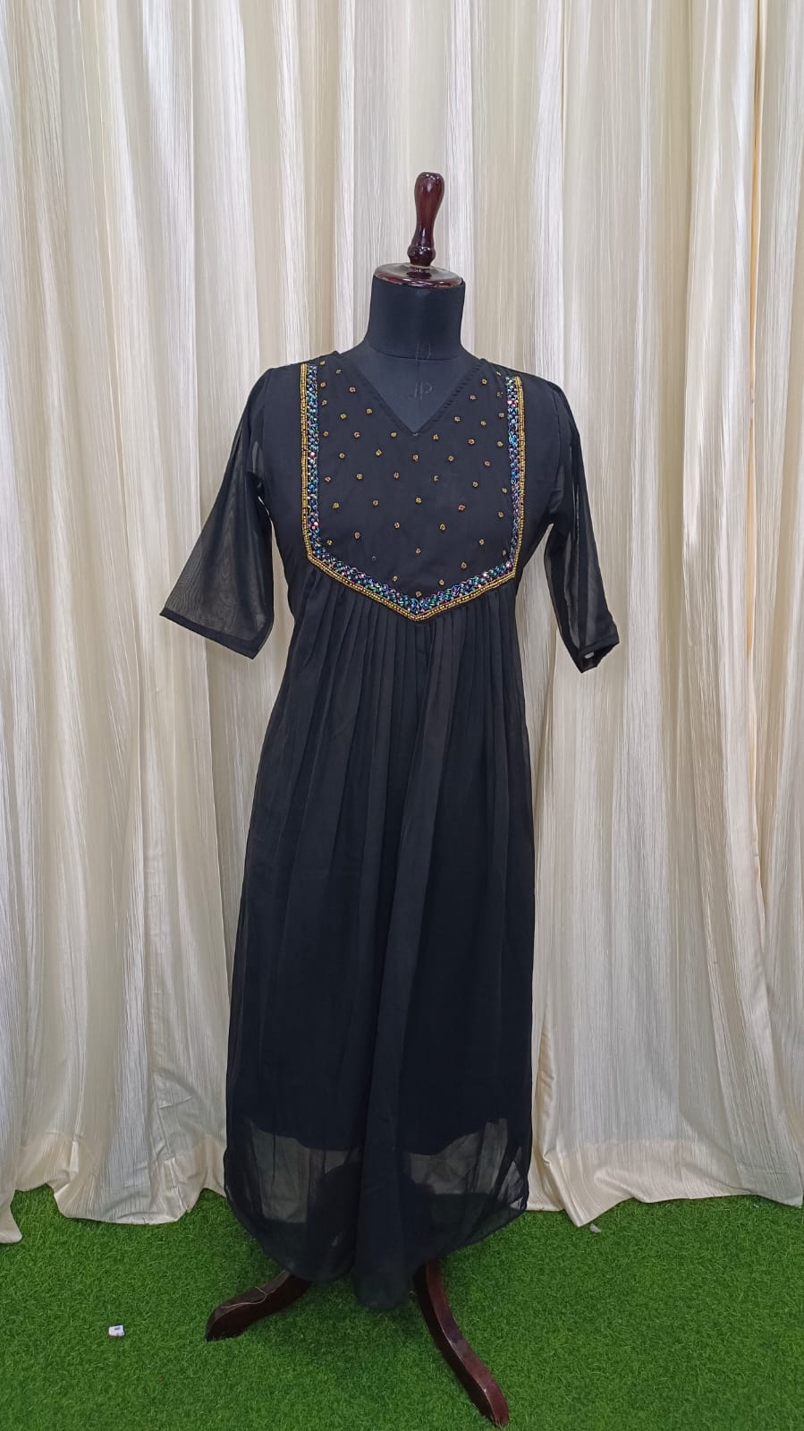 Hand Aari Work Kurtis