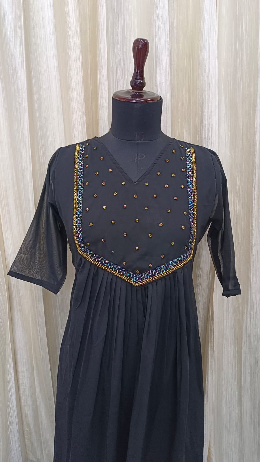 Hand Aari Work Kurtis