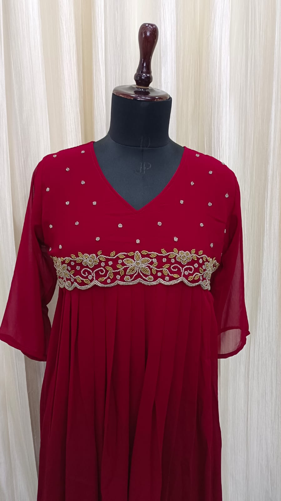 Hand Aari Work Kurtis