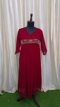 Hand Aari Work Kurtis