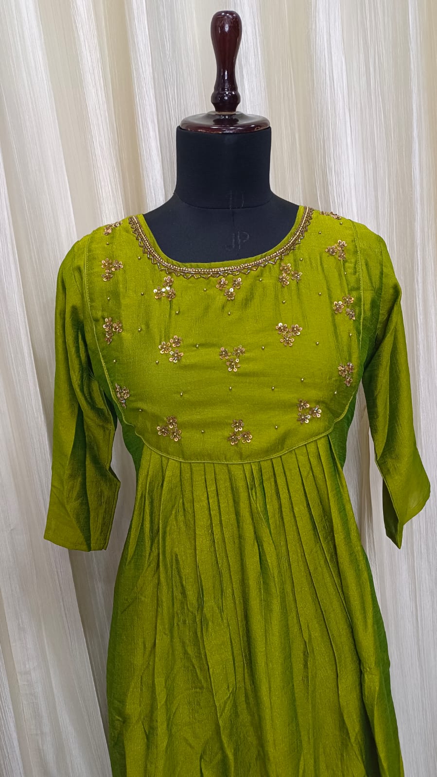 Hand Aari Work Kurtis
