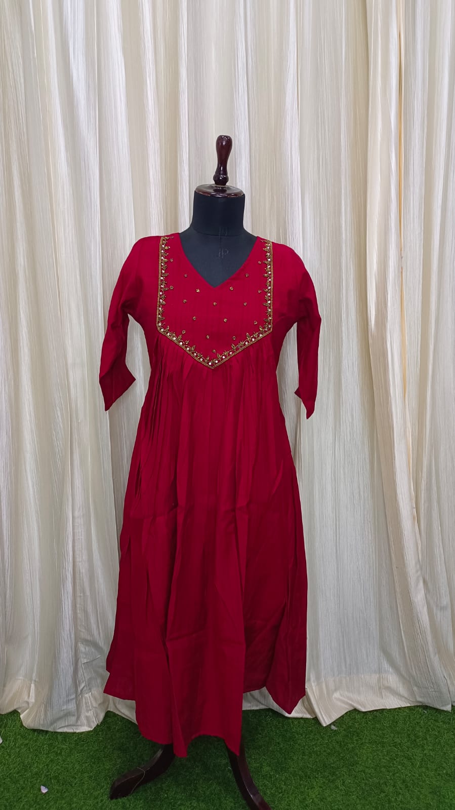 Hand Aari Work Kurtis