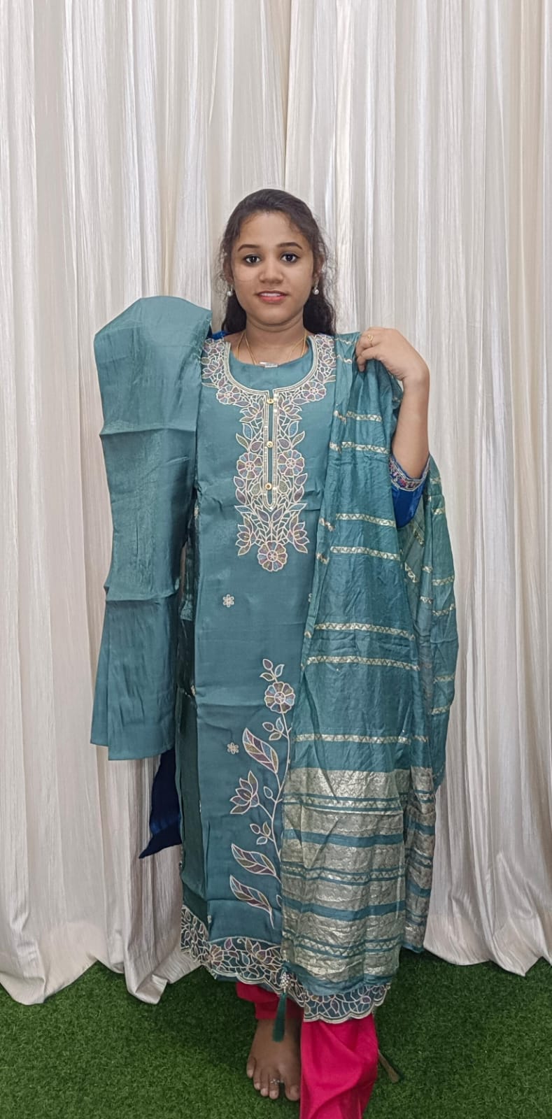 Kurti with pant & Dupatta