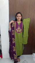 Kurti with pant and dupatta