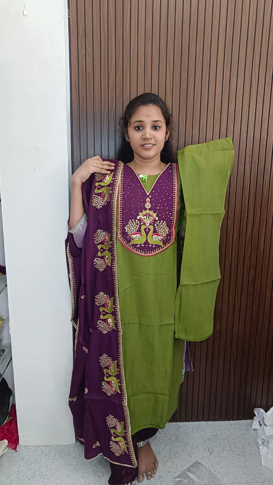 Kurti with pant and dupatta