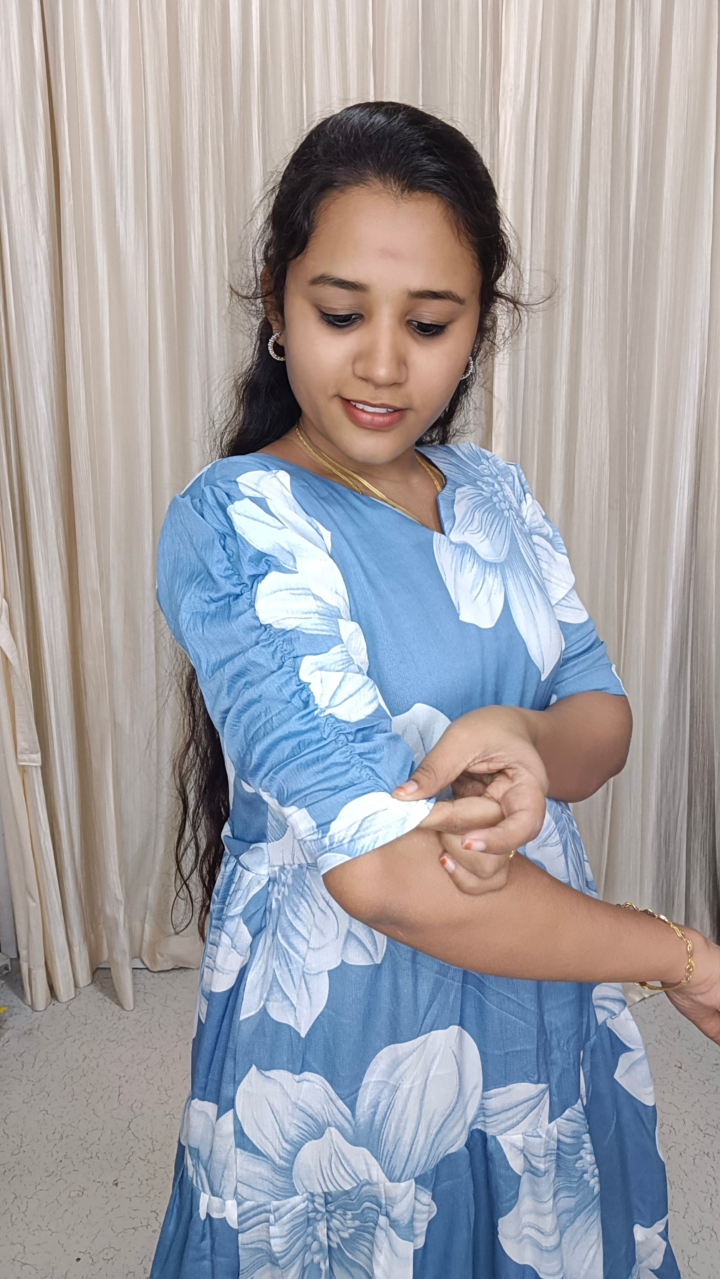 Customized popcorn maxi blue