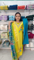 Kurti with pant and dupatta