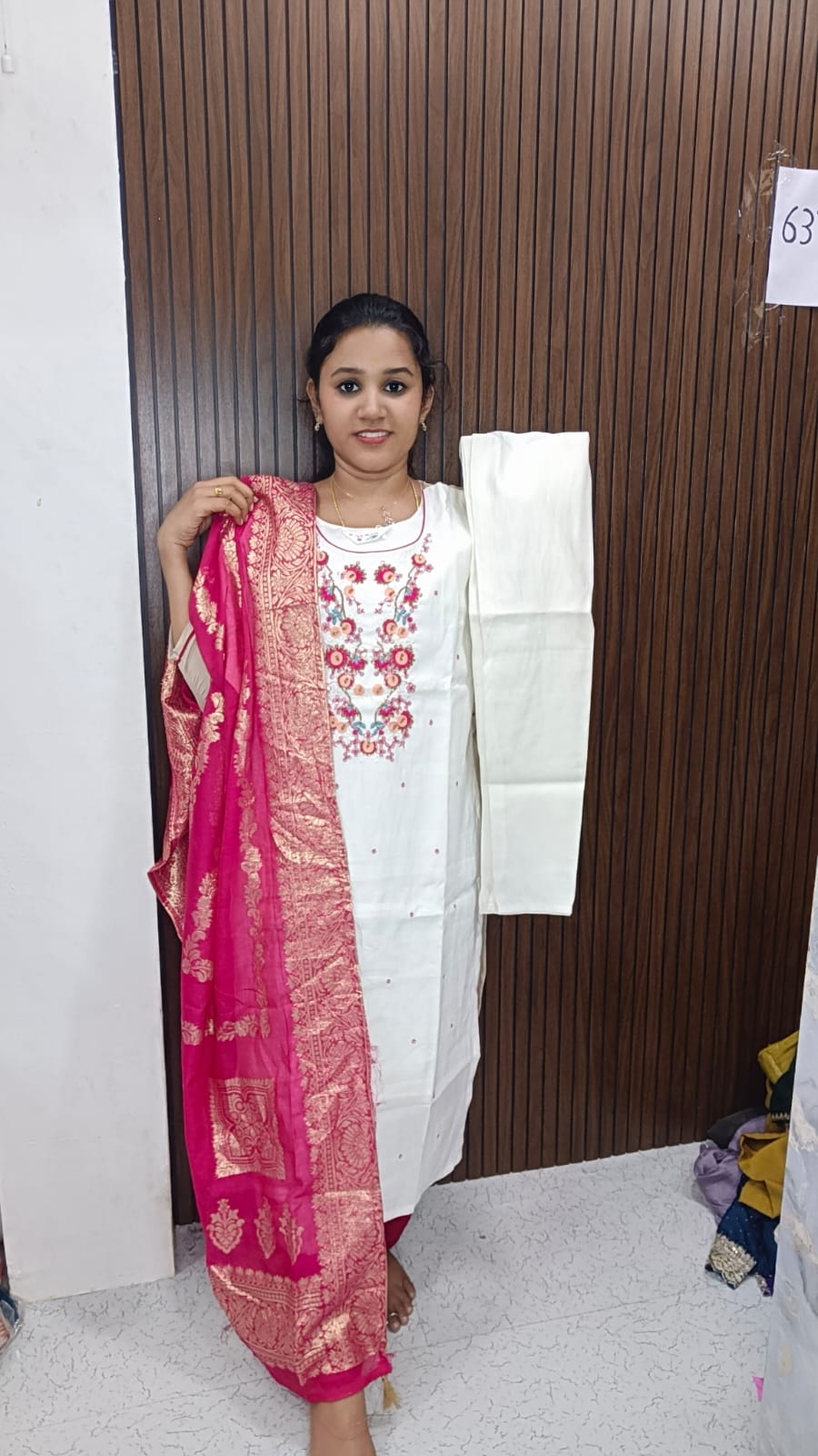 Kurti with pant and duppata
