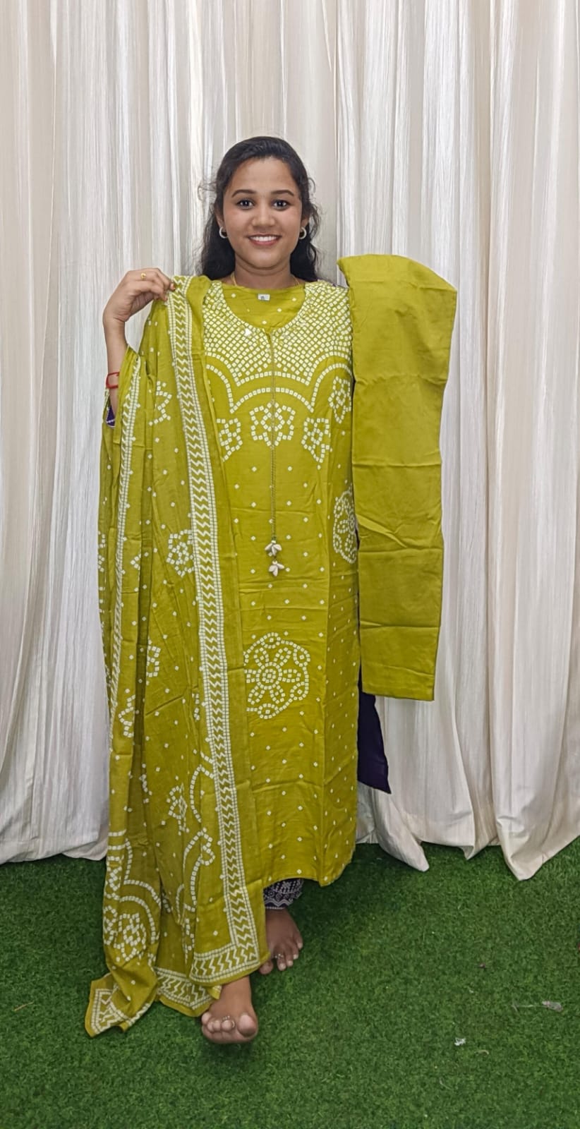 Side open kurti set