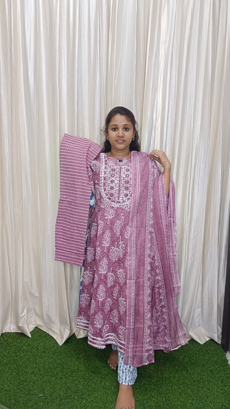 Cotton umbrella 3 piece set