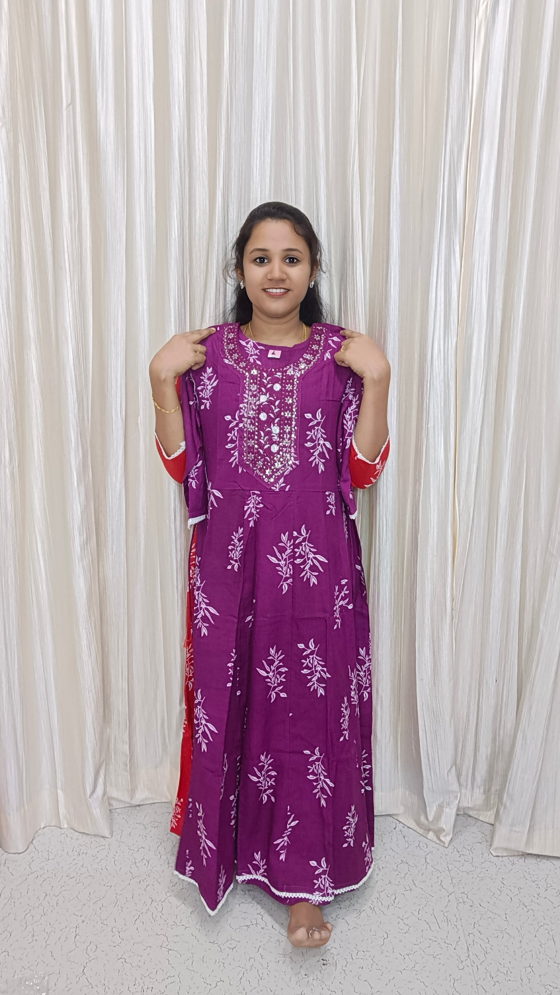 Cotton Umbrella Kurtis