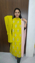 Kurti with pant and dupatta