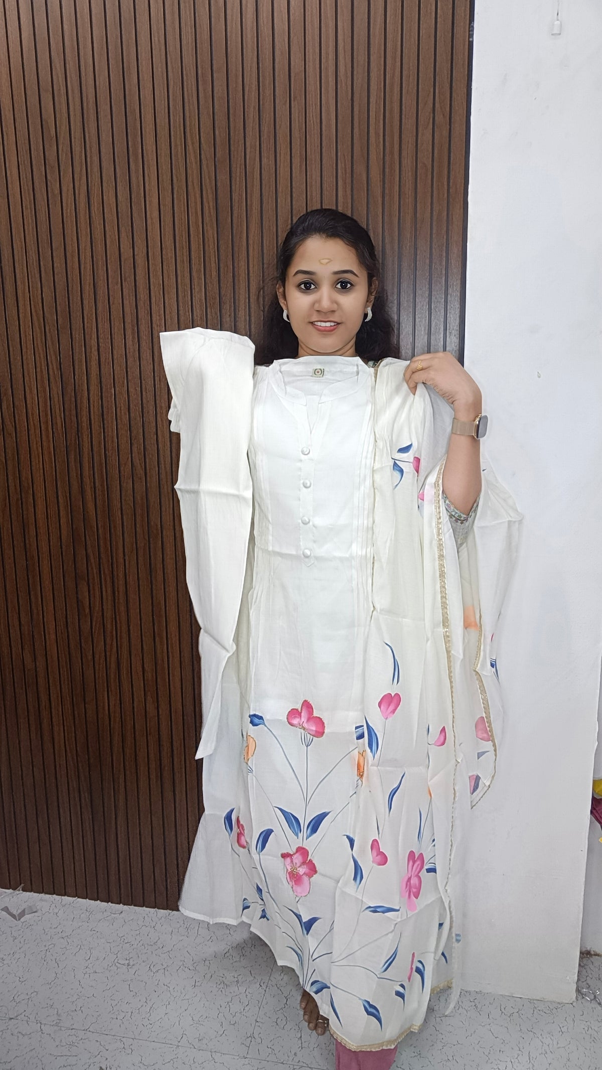 Kurti with pant and dupatta