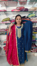 Side open kurti set