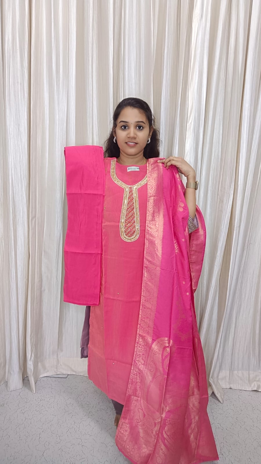 Kurti with pant and dupatta