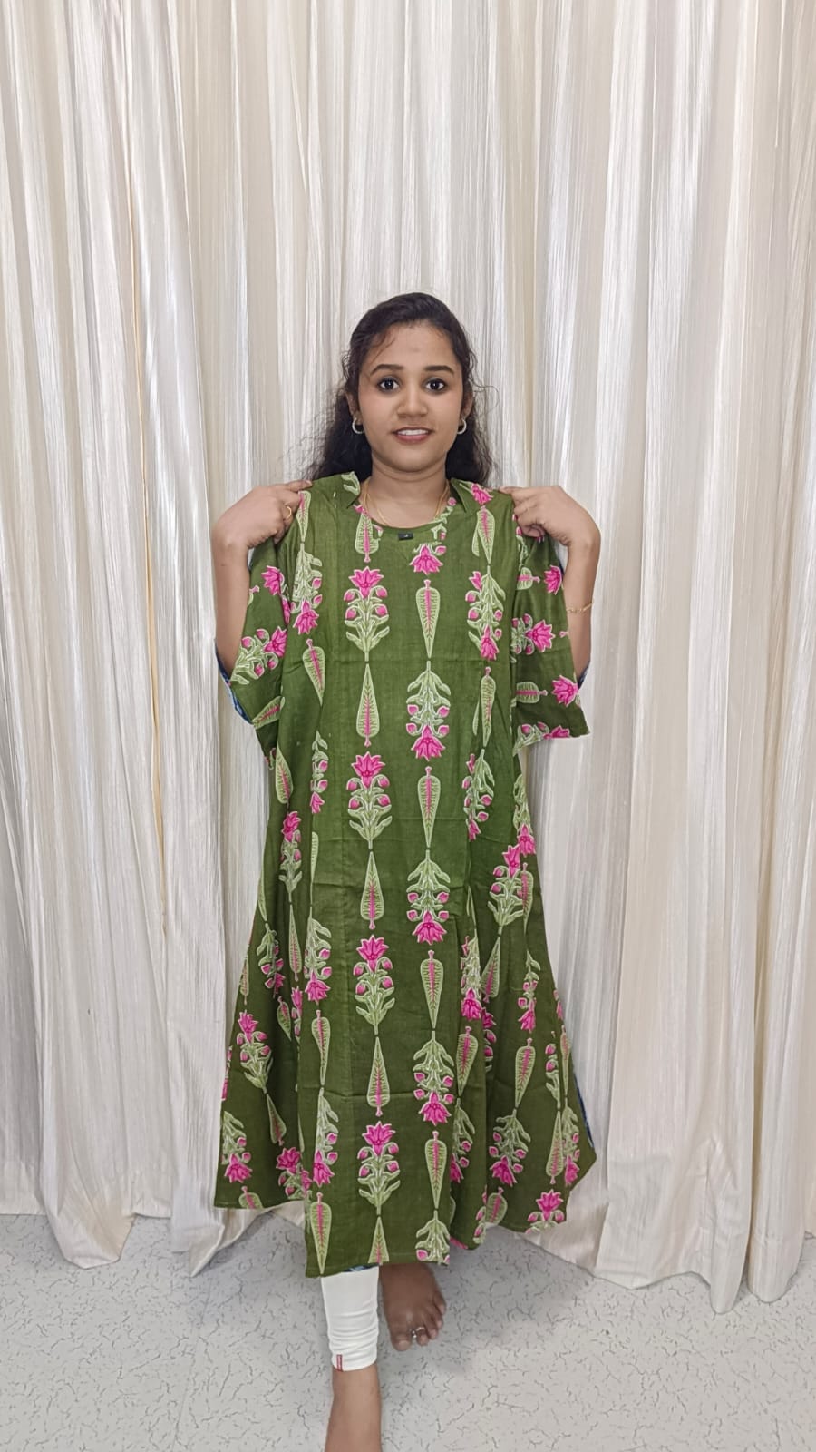 Pure Cotton Aline kurti