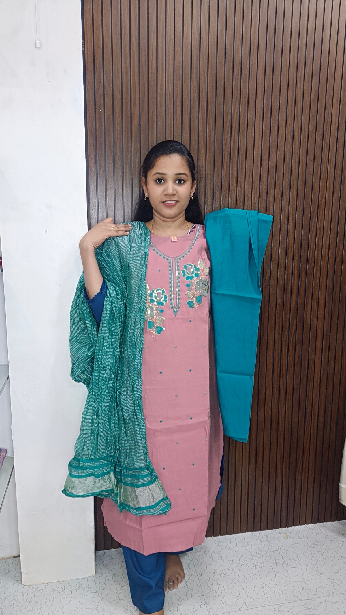 Kurti with pant and dupatta